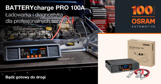 OSRAM przedstawia BATTERYcharge PRO 100A 