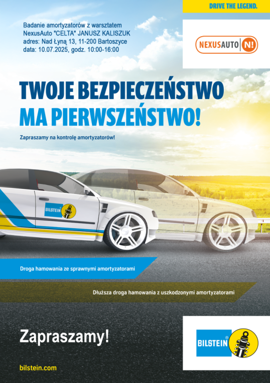 Badanie zawieszenia z BILSTEIN – Bartoszyce