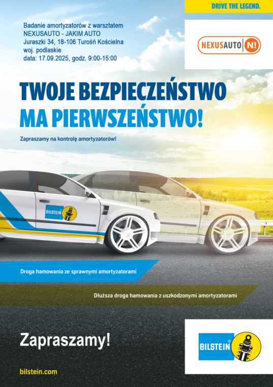 Badanie zawieszewnia z BILSTEIN - Turośń Kościelna