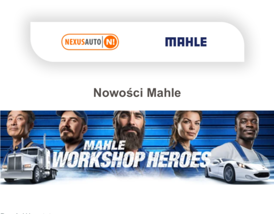 MAHLE - nowości